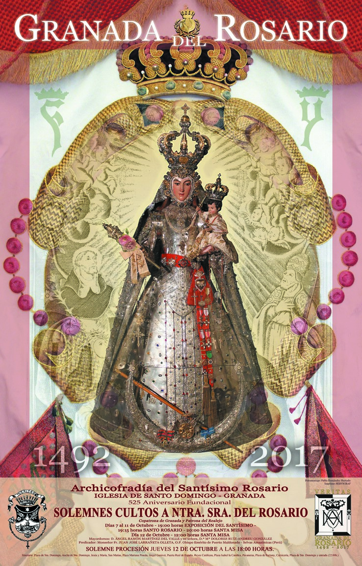 Festividad en honor a Nuestra Señora del Rosario 2017 Granada